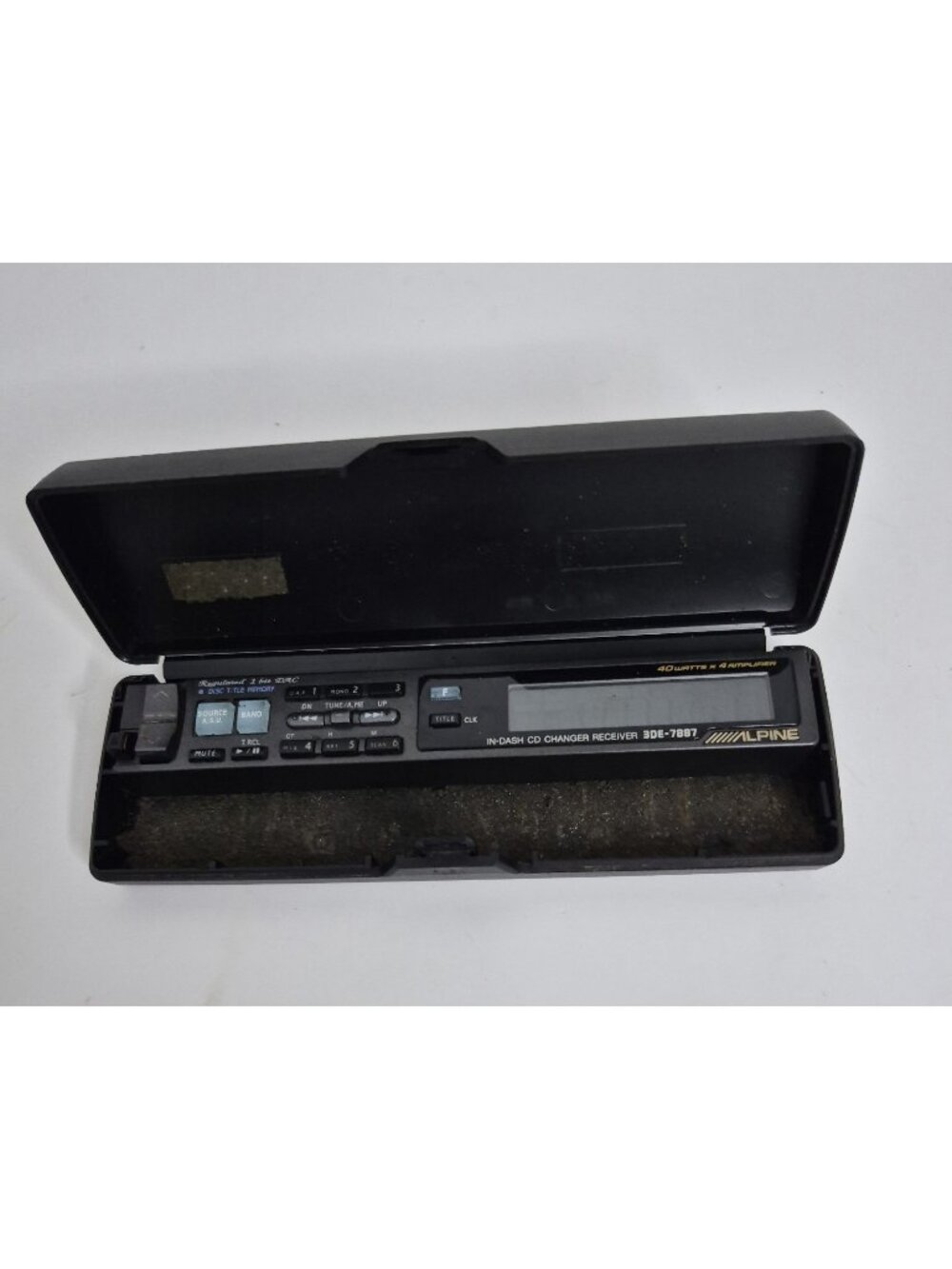 Alpine 3DE-7887 Vintage Rare Old School  FACE ONLY